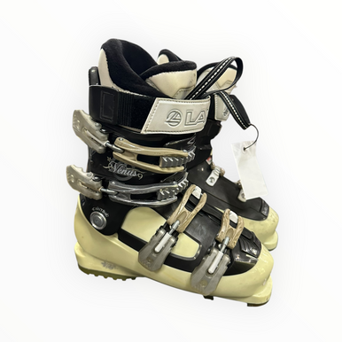 Used Lange Venus 9 Womens Dh Ski Boot White 280 Mp - M10 - W11 11375-s000370944