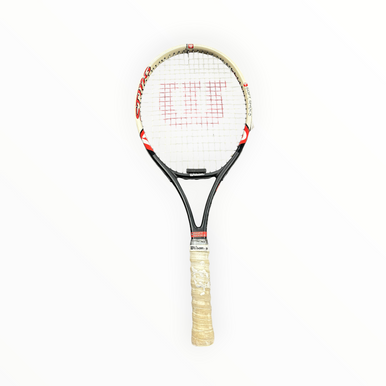 Used Wilson Sting Adult Tennis Racquet Black 4 3 8" 11375-c000371535