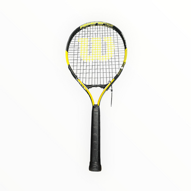 Used Wilson Federer 25 Adult Tennis Racquet Yellow 4 3 8" 11375-s000374321
