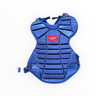 Used Rawlings Agp Catchers Chest Protector Royal Blue Adult 11375-s000375493