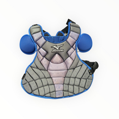 Used Mizuno Blue Catchers Chest Protector Royal Blue Adult 11375-s000375504