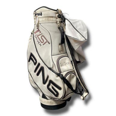 Used Ping Tist I3 Bag Mens Cart Bag White 11375-s000343521