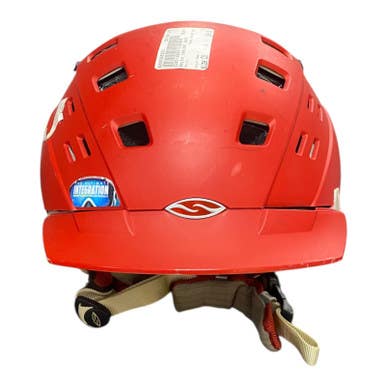 Used Smith Variant Brim Snowsport Helmet Adult Red One Size 11375-s000355231
