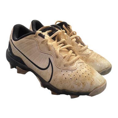 Used Nike Diamond Bb Sb Cleats White Junior 02.5 11375-s000364495
