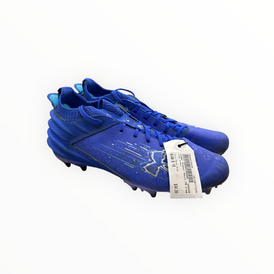 Used Under Armour Adult Fb Cleats Royal Blue Senior 10 11375-s000370336