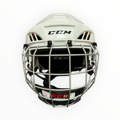 Used Ccm Tacks 50 No Hecc Helmet Cage Combo White Sm 11375-s000374060