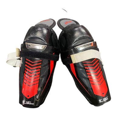 Used Bauer Lil Sport Youth Shin Guards Black 8" 11375-s000361262