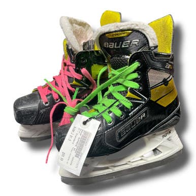 Used Bauer Supreme 3s Junior Hockey Skate Junior 01.5 11375-s000362647