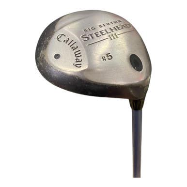 Used Callaway Big Bertha Steelhead Iii Womens Fairway Wood Rh 5 Wood 11375-s000362892