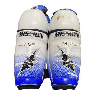 Used Mission M-2 Youth Shin Guards White 8" 11375-s000364979