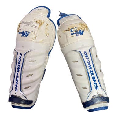 Used Sher-wood Junior Shin Guards White 10" 11375-s000365140