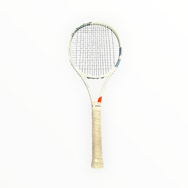 Used Babolat Pure Strike Adult Tennis Racquet White 4 1 8" 11375-c000375081