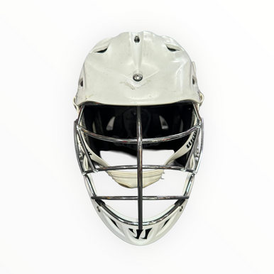 Used Warrior Evo Next Lacrosse Helmet White S M 11375-s000375098