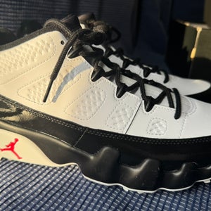Nike Air Jordan 9 G Golf Shoes White True Red Black FJ5934-100 Men’s Size 9.5