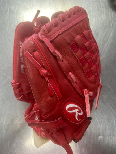 Used Rawlings Players Series Bb Sb Glove Lh Throw Red 10" 11497-s000158415