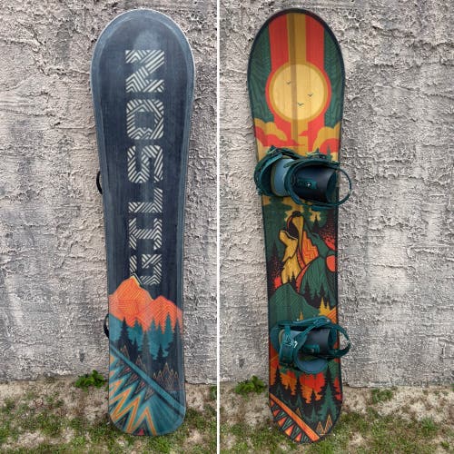 BRAND NEW 150cm Gilson Home Brew Snowboard With Union Bindings