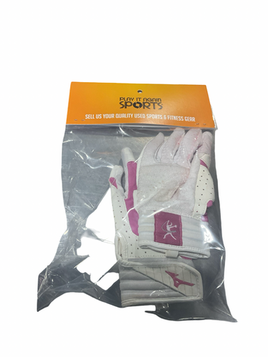 Used Mizuno Bb Sb Batting Gloves White Xs 11834-s000051805