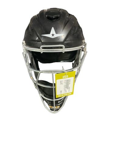 Used All-star Catcher Helmet 7- 7 1 2 Catchers Helmet W Mask Black One Size 11834-s000051765