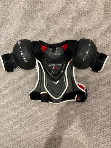 Small Senior Bauer Vapor 1X Shoulder Pads Pro Stock (Used)