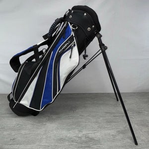 Maxfli Rev 3 Kids Stand Golf Bag Blue/Black/White 5-Way 4 Pockets NWOT NEW