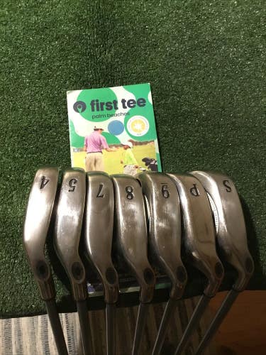 Callaway Ladies Hawkeye Irons Set (4-PW-SW, No 6i) Gems Graphite Shafts