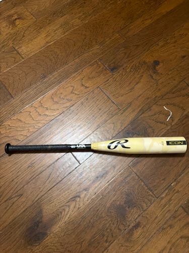 2025 Rawlings Icon Composite USABat Certified Bat (-10) 19 oz 29" (Used)
