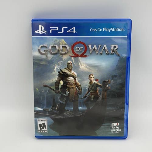 God of War (Sony PlayStation 4, 2018) PS4 CIB Complete with Insert - Tested VGC