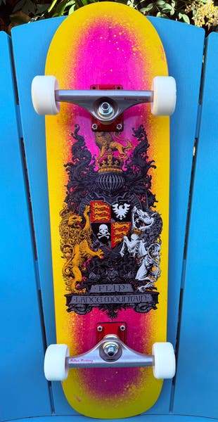 FLIP 8.0 コンプリート インディ BONES58 APEC7搭載 Flip Skateboards Lance Mountain Crest Complete Skateboard 8.75