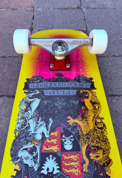 Flip Skateboards Lance Mountain Crest Complete Skateboard 8.75