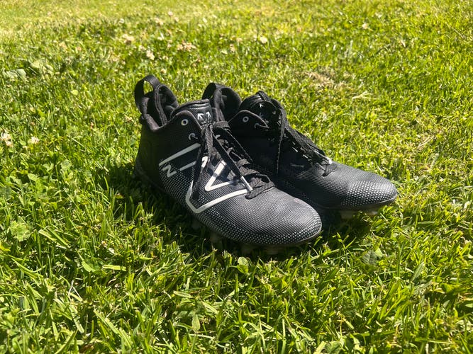 Black New Balance Freeze 4.0 Lacrosse Cleats (Used) - M6.5/W8