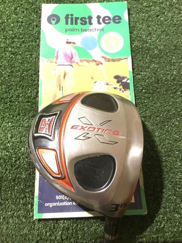 Tour Edge Exotics XCG4 15* 3 Wood Seniors Graphite Design Tour AD 45g Graphite