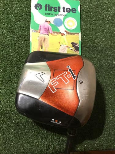 Callaway FT-i Neutral 9* Driver Regular Fujikura Speeder586 Tour Spec Graphite