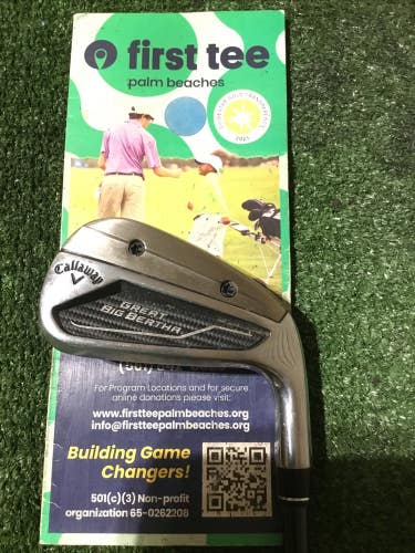 Callaway Great Big Bertha GBB23 6 Iron Regular F3 Recoil DART Graphite (37.5)