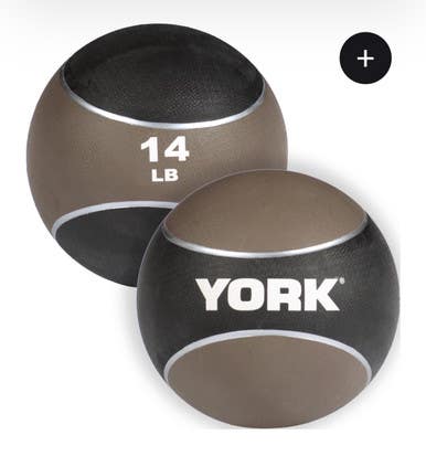 New Medicine Ball 14lb Brown 11834-yrk65114