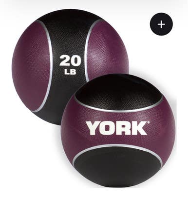 New Medicine Ball 20lb Purple 11834-yrk65120
