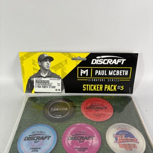 New 5 Pack Mcbeth Sticker 11834-dis5packmcbethstic