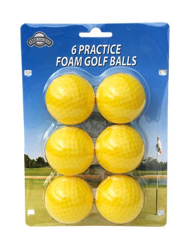 New J&m Golf Foam Golf Ball 6pk 11834-jmg10058