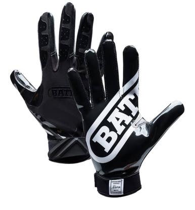 New Youth Black Double Threat Receiver Football Gloves 11834-bat9304y