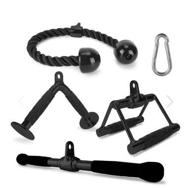 New 4pc Combo Pull Down Cable Set W Clip 11834-80yzd-caset4black