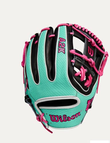 New A2k Black Sea Pnk 11.5in Rht 2025 Summer Gloves 11834-wilwbw103288115