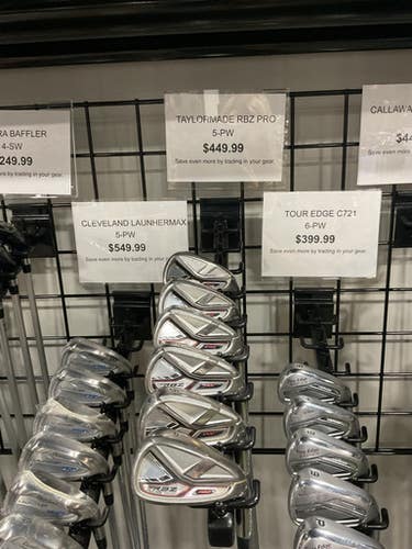 Used Taylormade Rbz Pro Mens Iron Set Rh 5i-pw 11834-s000036851
