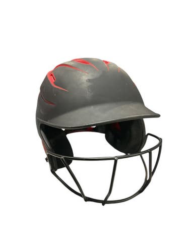 Used Boombah Red Blk Helmet W Maskjr 6 1 4-7 11834-s000040238
