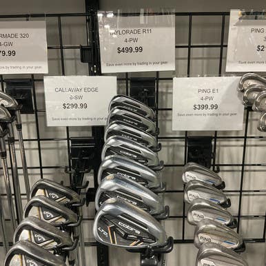 Used Cobra Ltdx Iron Set Mens Iron Set Rh 5i-gw Aw 11834-s000040244