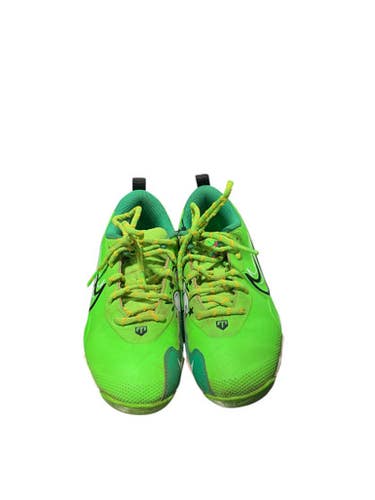 Used Nike Trout Bb Sb Cleats Green Junior 04 11834-s000042298