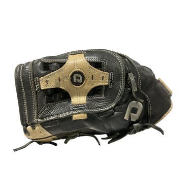 Used Demarini Diablo Softball Glove Lh Throw Fastpitch Gloves Black 14" 11834-s000042433