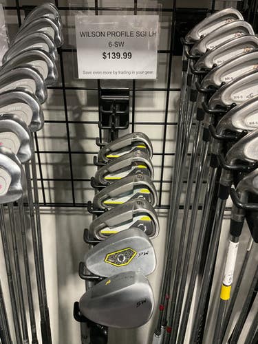 Used Wilson Profile Sgi Iron Set Mens Iron Set Lh 6i-sw 11834-s000042618