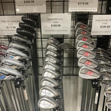 Used Callaway X-14 Iron Set Mens Iron Set Rh 3i-sw 11834-s000042786