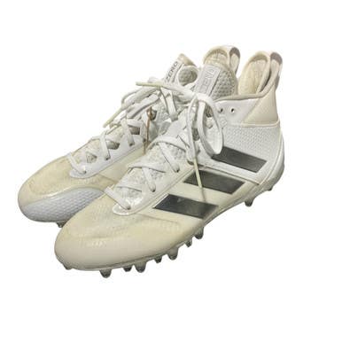 Used Adidas Adult Fb Cleats White Senior 6.5 11834-s000043174