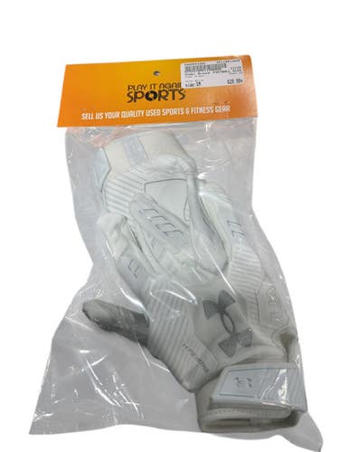Used Under Armour Ua Fb Gloves White Sm 11834-s000043262