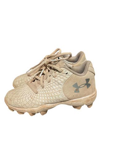 Used Under Armour White Cleats Bb Sb Cleats White Youth 12.0 11834-s000043850